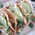 Tomatillo Pulled Pork Tacos - SimplyGloria.com #cincodemayo