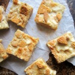 White Chocolate Peanut Butter Bars #peanutbutter