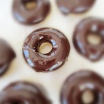 Banana Donuts Topped with #Chocolate Ganache
