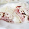 Chicken Cordon Bleu Enchiladas - SimplyGloria.com #chicken #dinner