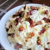 Creamy Potato Salad With Bacon - SimplyGloria.com #potatoes #bacon
