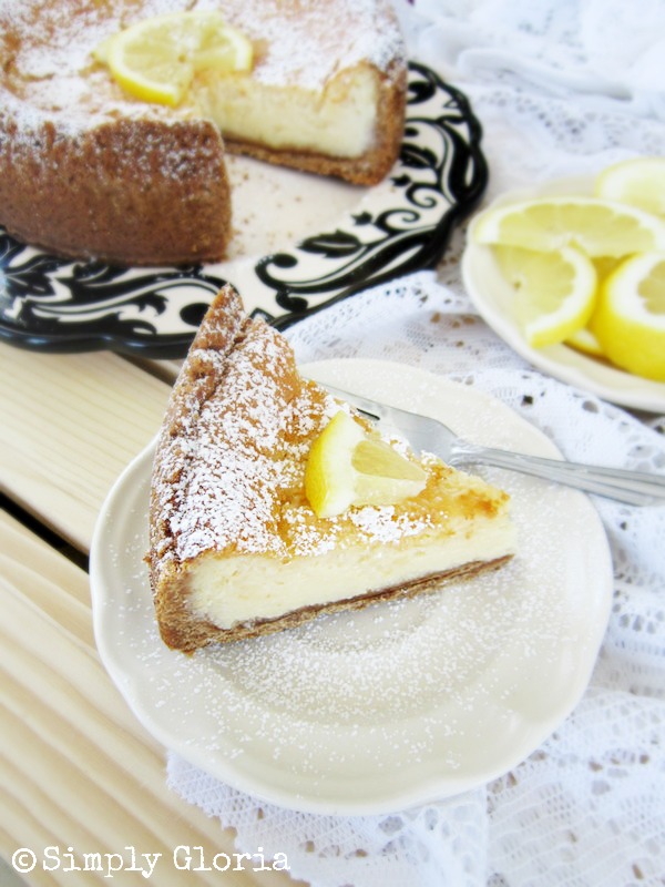 Creamy Lemon Cheesecake - Simply Gloria