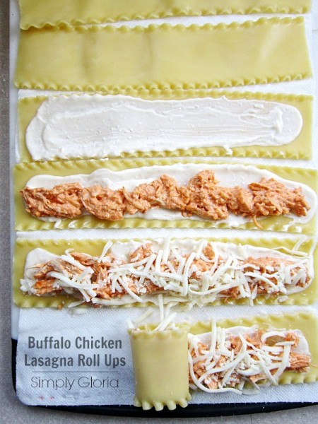 Chicken Bacon Lasagna Roll Ups Simply Gloria