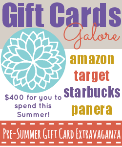Giveaway: Pre-Summer Gift Card Extravaganza!