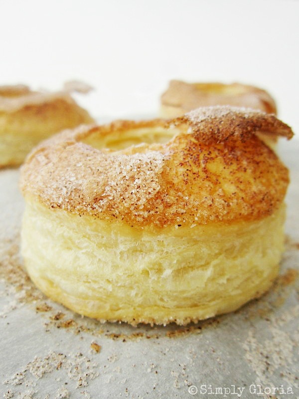 Cinnamon Cream Cheese Pastry Doughnuts - Baked!