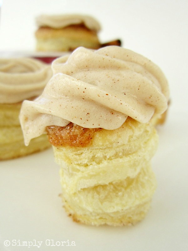 Cinnamon Cream Cheese Pastry Doughnuts and Doughnut Holes - SimplyGloria.com