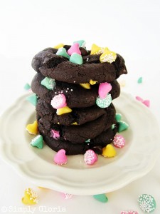 Triple Dark Chocolate Cookies