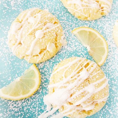 White Chocolate Lemon Cookies