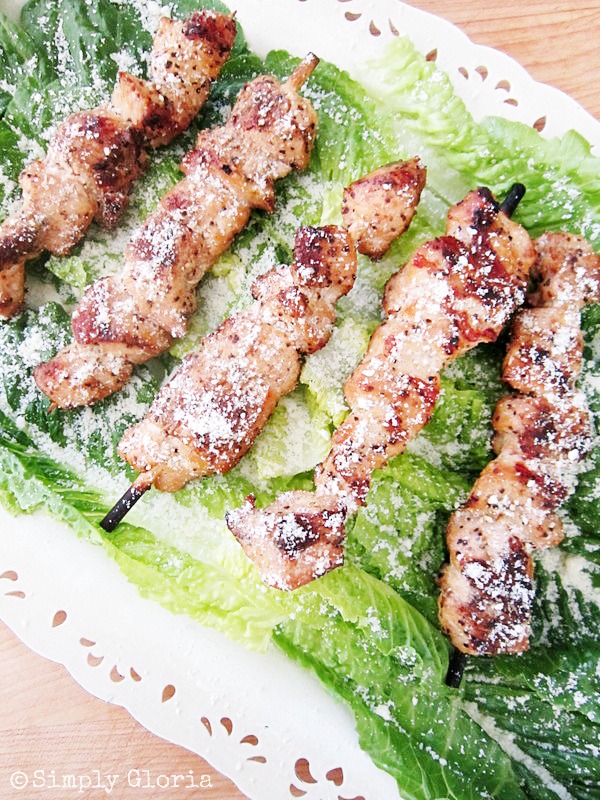 Grilled Chicken Caesar Salad - SimplyGloria.com #salads