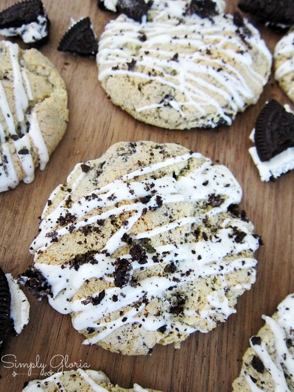 Oreo Pudding Cookies by SimplyGloria.com #oreos
