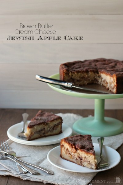 Brown Butter Cream Cheese Jewish Apple Cake