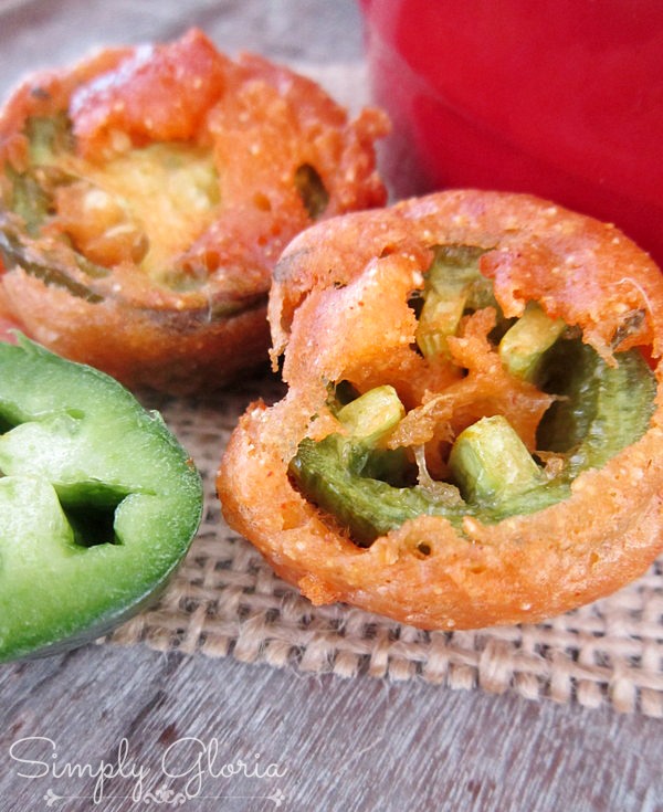 Jalapeno Bottle Caps by SimplyGloria.com #partyfood
