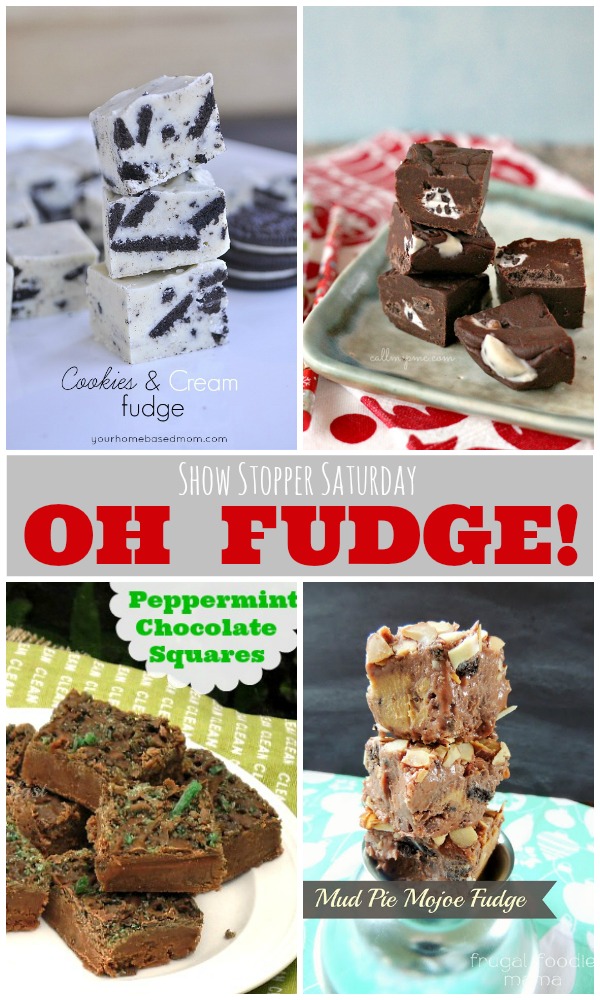 Show Stopper Saturday Link Party Featuring Fudge Recipes!