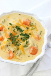 Tortellini Cheddar Cheese Soup