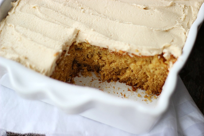 Lazy Daisy Peanut Butter Oatmeal Cake Simply Gloria