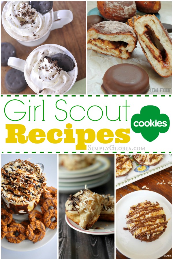 Show Stopper Saturday, Featuring Girl Scout Cookies Recipes - Simply Gloria