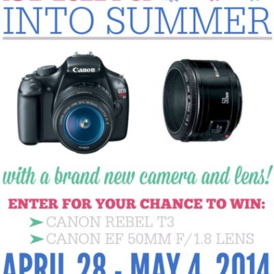 Spring Into Summer Camera & Lens Giveaway!