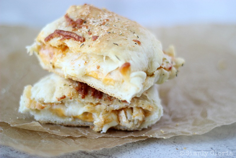 Buffalo Chicken Alfredo Pizza Pockets Simply Gloria
