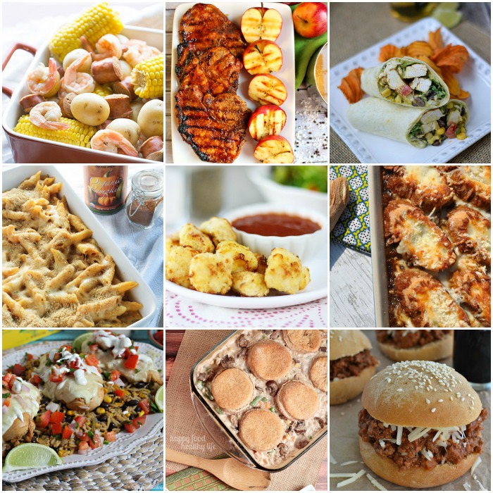 Mouth Watering Dinner Ideas with SimplyGloria.com and friends!  #dinner #supper
