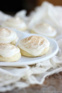 Eggnog Frosted Sugar Cookies