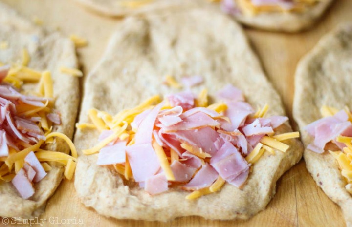 Parmesan Crusted Ham and Cheese Pockets with SimplyGloria.com #HotPockets 3