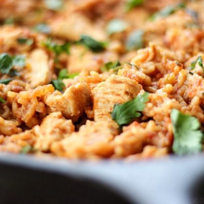 Skillet Chicken Mexican Rice