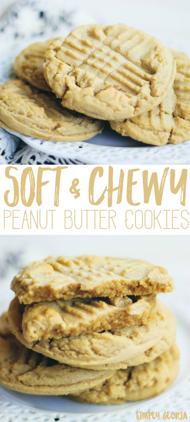 Soft and Chewy Peanut Butter Cookies will rock your world!